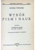 Towiański Wybór Pism i Nauk 1922 r