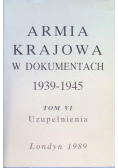 Armia krajowa w dokumentach 1939 - 1945 Tom VI