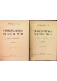 Chrześcijańska filozofia życia Tom I i II 1931 r.