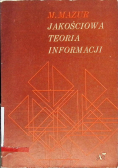 Jakościowa teoria informacji