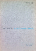 Stale łożyskowe