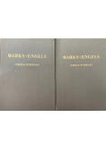 Marks Engels Dzieła wybrane Tom 1 i 2 1949 r.
