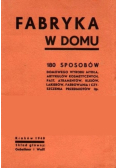 Fabryka w domu 1940 r.