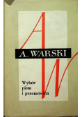 Warski Wybór pism i przemówień Tom I