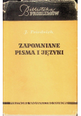 Zapomniane pisma i języki