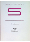 Wstęp do socjologii
