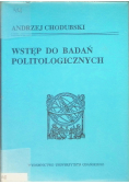 Wstęp do badań politologicznych