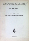 Nieznane Polonica w Bibliotekach Szwedzkich