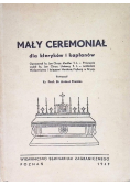 Mały ceremoniał dla kleryków i kapłanów 1949 r.