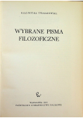 Wybrane pisma filozoficzne