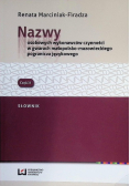 Nazwy osobowych wykonawców czynności w gwarach małopolsko- mazowieckiego pogranicza językowego Część 1