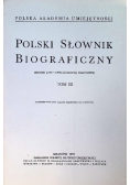 Polski Słownik Biograficzny Tom III