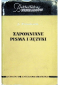 Zapomniane pisma i języki