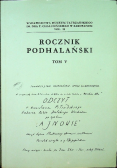 Rocznik podhalański Tom 5