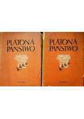 Platona Państwo Tom 1 i 2 1948 r.