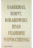 Habermas Rorty Kołakowski Stan filozofii współczesnej