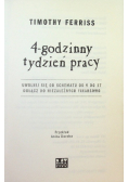 4 godzinny tydzień pracy