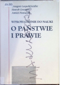 Wprowadzenie do nauki o państwie i prawie