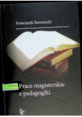Prace magisterskie z pedagogiki