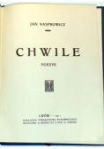 Chwile. Poezye. 1911 r.