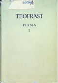 Teofrast Pisma I