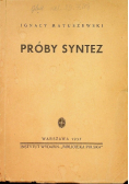 Próby syntez 1937 r.