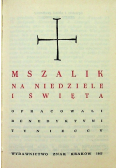 Mszalik na niedziele i święta