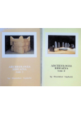Archeologia Biblijna Tom I i II