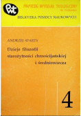 Dzieje filozofii starożytności chrześcijańskiej i średniowiecza