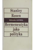 Hermeneutyka jako polityka