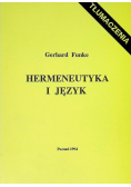 Hermeneutyka i język