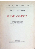 O kapłaństwie 1949 r.