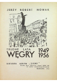 Trudne lata 1949 1956 Węgry