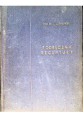 Podręcznik receptury. 1936 r.