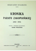Kronika Parafii Zakopiańskiej