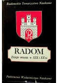 Radom dzieje miasta w XIX i XX w