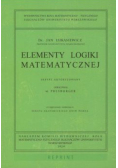 Elementy logiki matematycznej