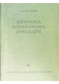 Równania różniczkowe zwyczajne