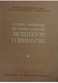 Studia i materiały do teorii i historii architektury i urbanistyki, Tom III