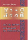 Lectio Divina Do Ewangelii Św Mateusza 2