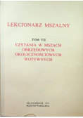 Lekcjonarz mszalny Tom VII