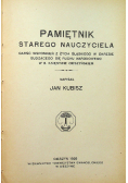 Pamiętnik starego nauczyciela 1928 r.