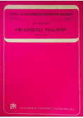 Objaśnienia psalmów Ps 124 - 150