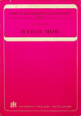 Wybór Mów