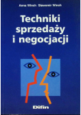Techniki sprzedaży i negocjacji