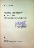 Teoria sygnałów i układów telekomunikacyjnych