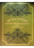 Myśli różne o sposobie zakładania ogrodów przez Izabelę Czartoryską