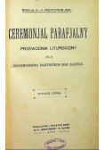 Ceremonjał parafialny, 1931 r.