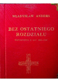 Bez ostatniego rozdziału