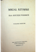 Mszał Rzymski dla Diecezji Polskich